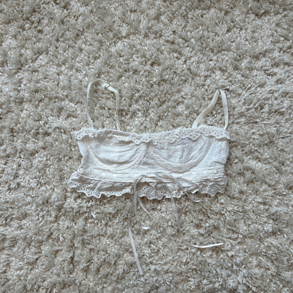 Edikted White Lace Top